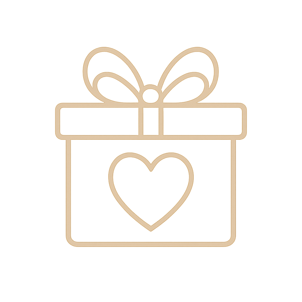 Ikonka dárku se srdcem